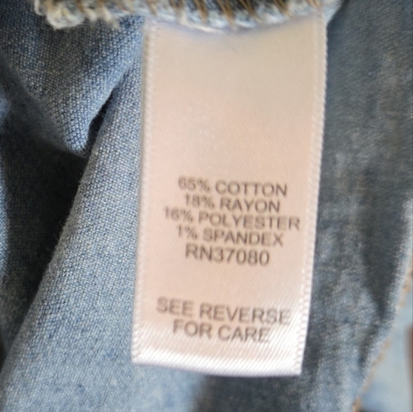 Cato Blue Jean Jacket Classic Denim Style Size Small - Picture 8 of 8